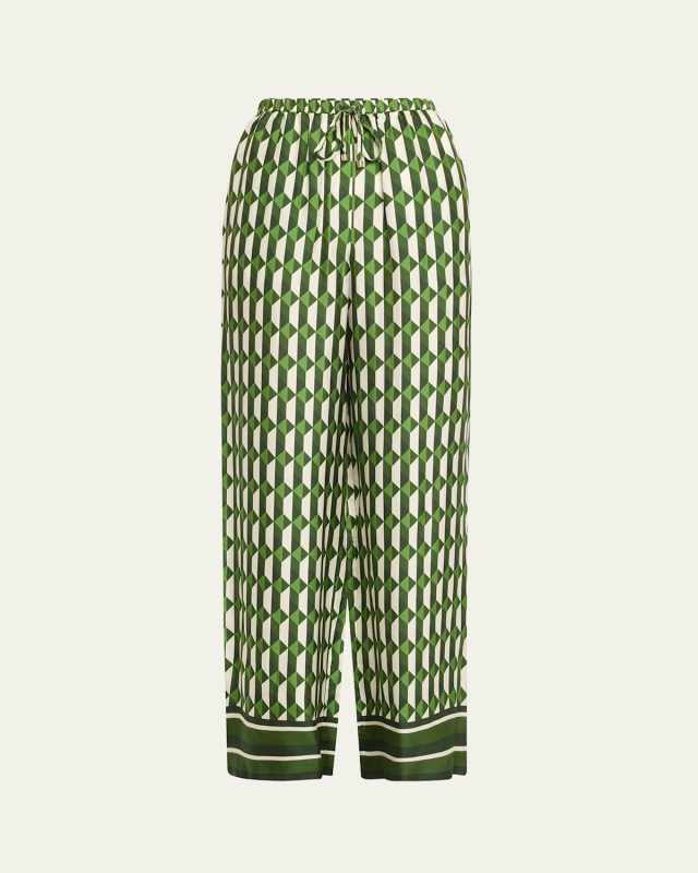 Printed Drawstring Pants